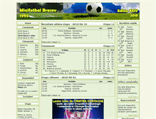 Tablet Screenshot of minifotbalbv.ro